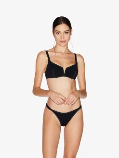 Triangle Bikini Top In Black