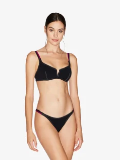 Triangle Bikini Top In Black