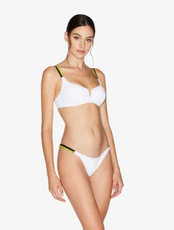 Triangle Bikini Top In White