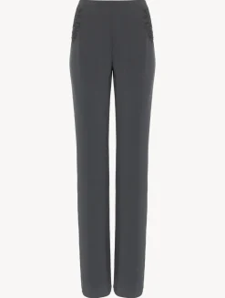 Trousers In Charcoal Grey