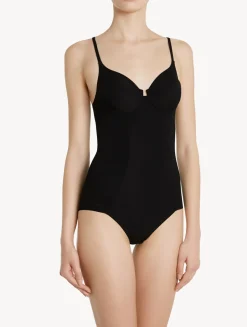 Underwired Bodysuit In Black