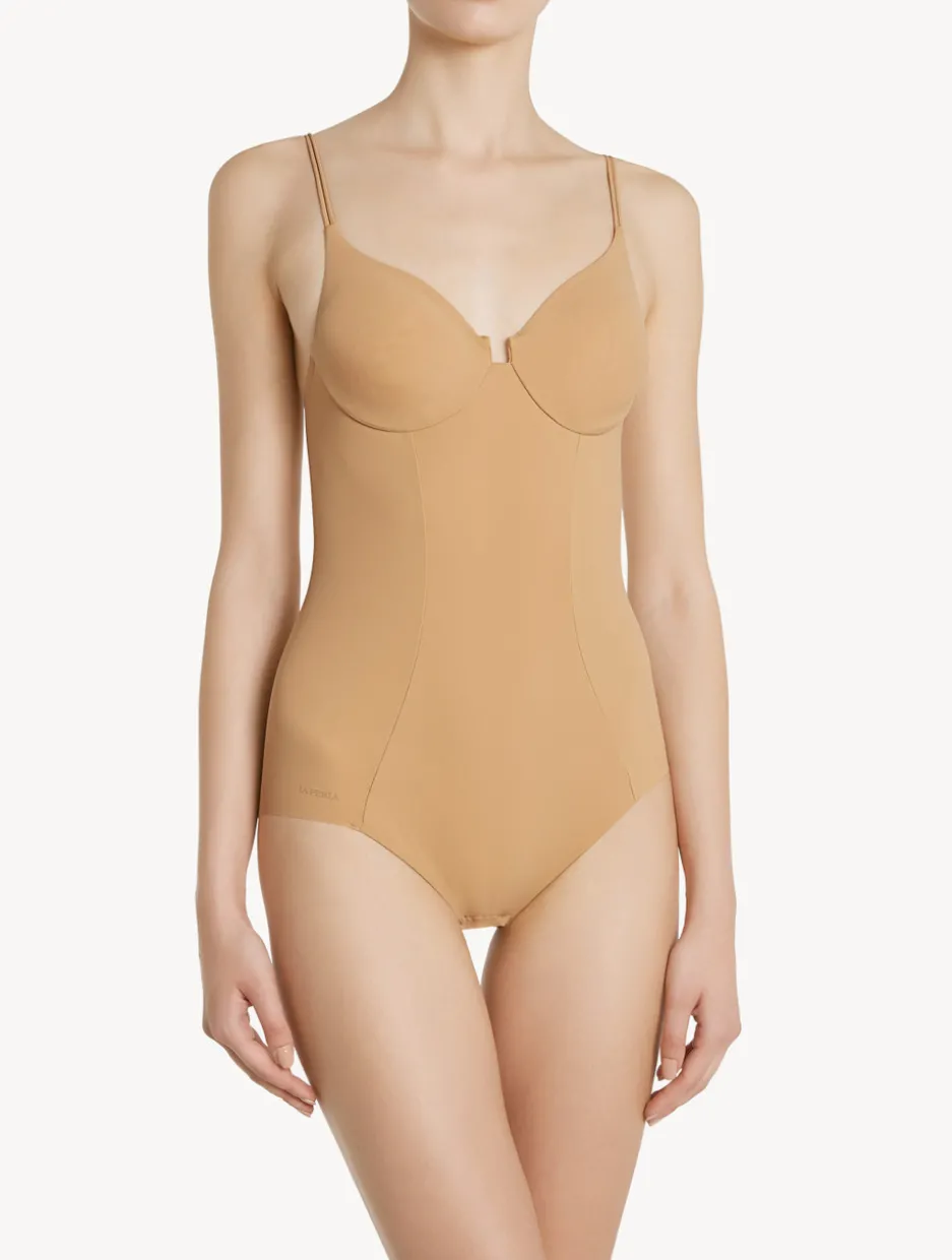 Underwired Bodysuit In Nude