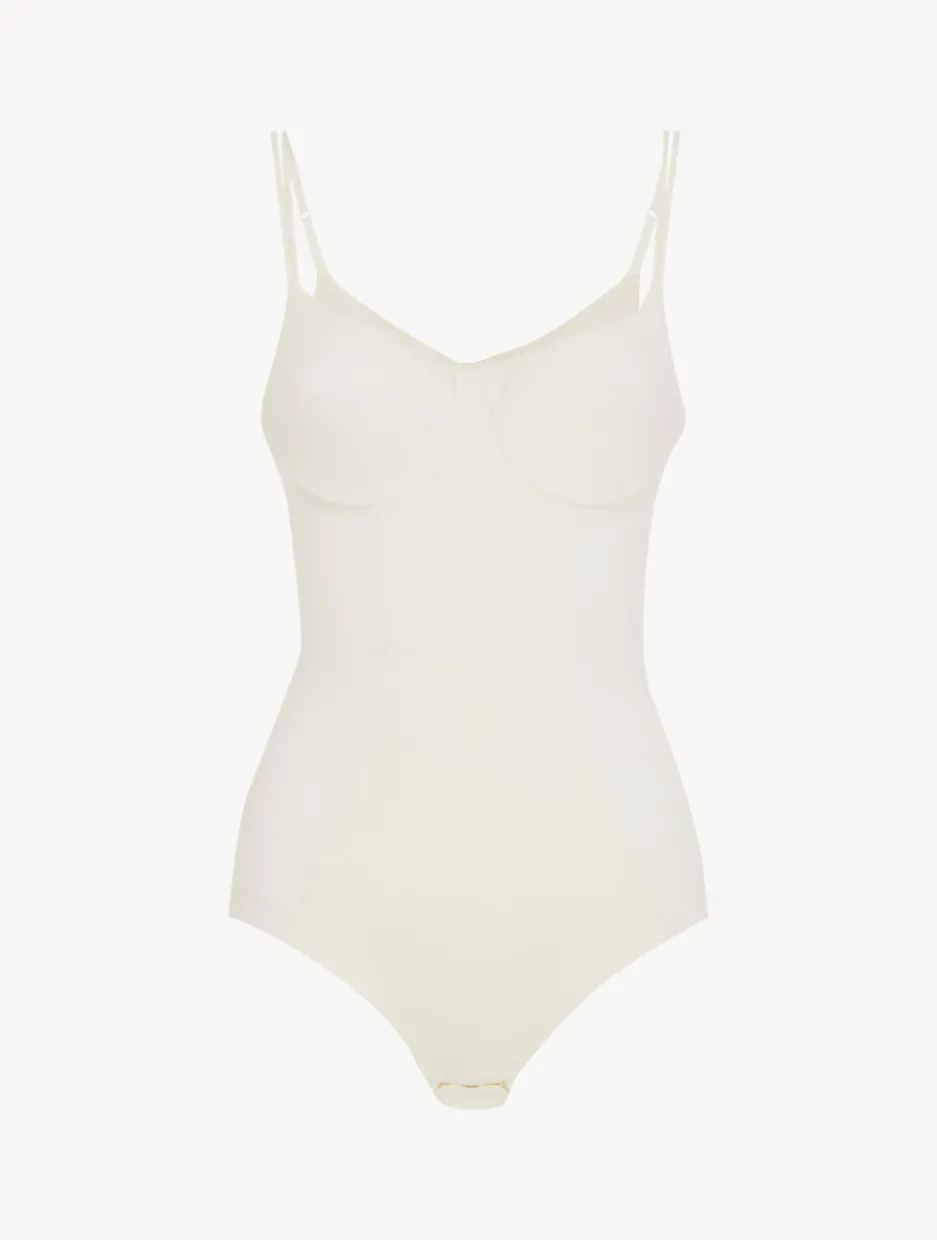 Underwired Bodysuit In White