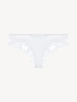 White Cotton Brazilian Briefs