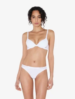 White Cotton Push-up Bra