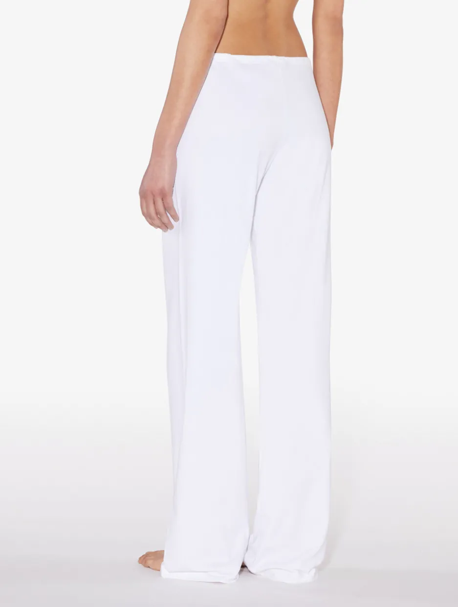 White Cotton Trousers