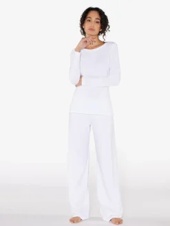 White Cotton Trousers