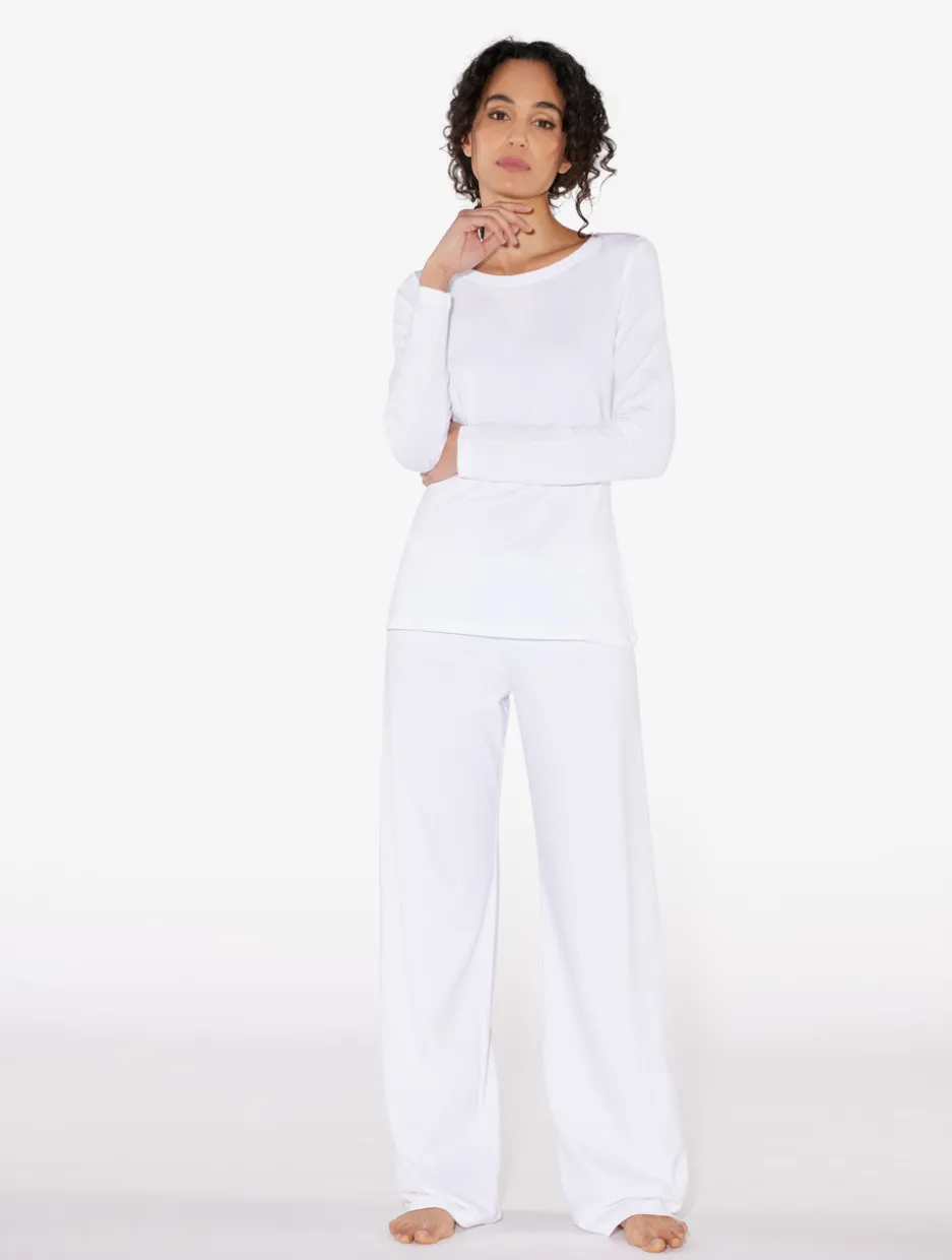 White Cotton Trousers