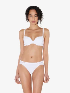 White Cotton T-shirt Bra