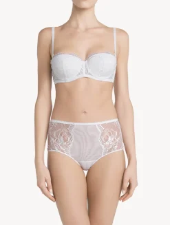 White Lace Bandeau Bra