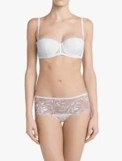 White Lace Boyshort Brief