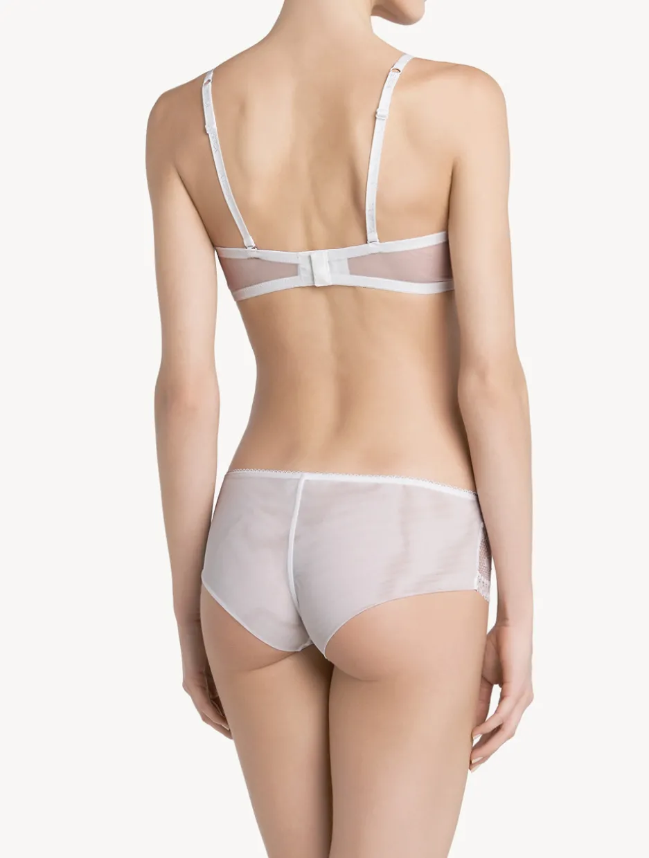 White Lace Boyshort Brief