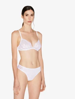 White Lace Non-wired Bra