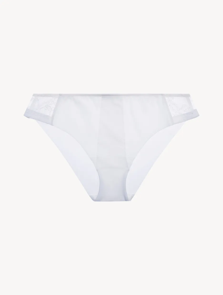White Mid Rise Briefs