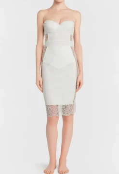 White Padded Underwired Dress