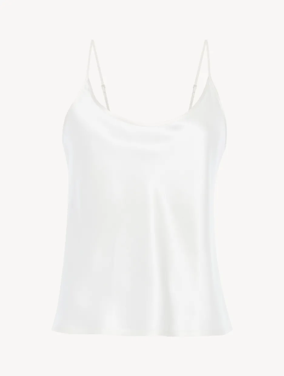White Silk Camisole
